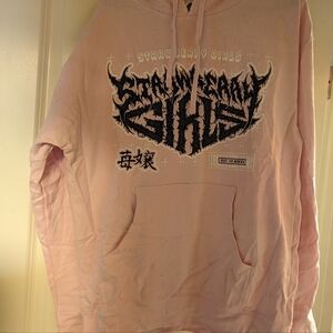 Strawberry girls large band hoodie